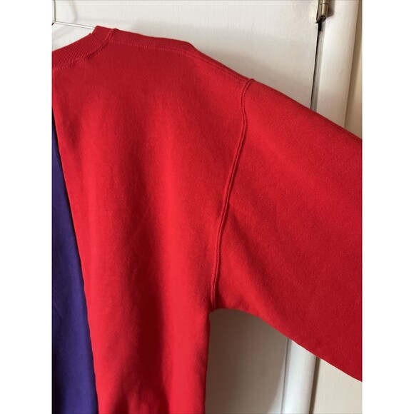 WU Huskies WSU Washington State Cougars red/purple Sweatshirt Med - Picture 7 of 13